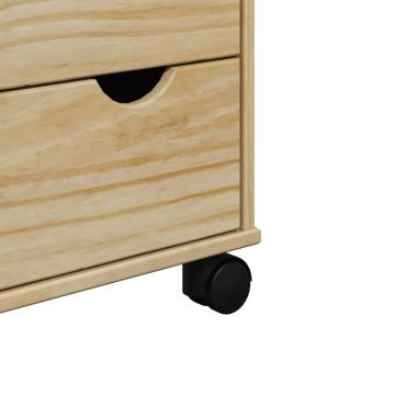 OTTA Kitchen Trolley - Solid Wood Pine | 71x45x80 cm