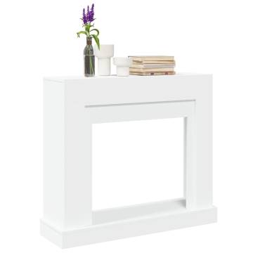 White Fireplace Surround - 100x30x87.5 cm Engineered Wood