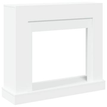 White Fireplace Surround - 100x30x87.5 cm Engineered Wood