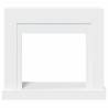 White Fireplace Surround - 100x30x87.5 cm Engineered Wood