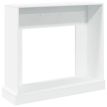 White Fireplace Surround - 100x30x87.5 cm Engineered Wood