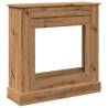 Fireplace Surround Artisan Oak - 90x30x90 cm Engineered Wood