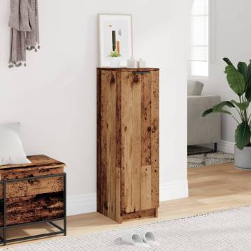 Shoe Cabinet Old Wood - Stylish Storage Solution | HipoMarket