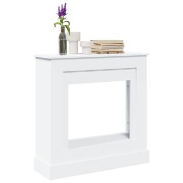 Fireplace Surround White 90x30x90 cm - Durable & Stylish