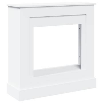 Fireplace Surround White 90x30x90 cm - Durable & Stylish