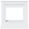 Fireplace Surround White 90x30x90 cm - Durable & Stylish