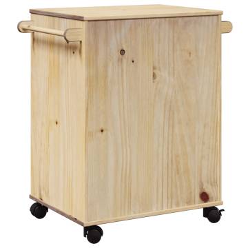 Kitchen Trolley OTTA - Vintage Style Solid Pine 71x45x80 cm