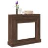  Fireplace Surround Brown Oak 100x30x87.5 cm Engineered Wood Colour brown oak 