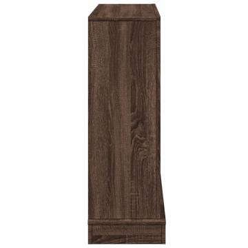 Brown Oak Fireplace Surround - Durable Engineered Wood