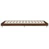 Brown Oak Bed Frame 75x190 cm - Durable & Stylish