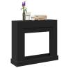  Fireplace Surround Black 100x30x87.5 cm Engineered Wood Colour black 