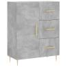 Highboard Concrete Grey - Stylish Engineered Wood Storage