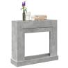 Concrete Grey Fireplace Surround - Engineered Wood | HipoMarket