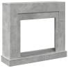 Concrete Grey Fireplace Surround - Engineered Wood | HipoMarket