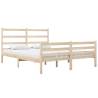 Solid Wood Pine Bed Frame 120x190 cm Small Double | HiPo Market