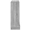 Fireplace Surround Grey Sonoma - Durable Engineered Wood