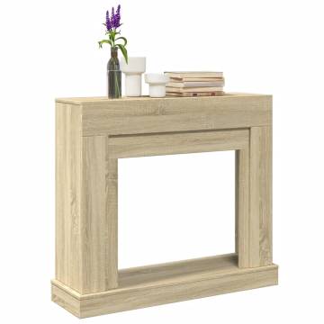 Sonoma Oak Fireplace Surround - 100x30x87.5 cm | Hipo Market