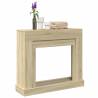  Fireplace Surround Sonoma Oak 100x30x87.5 cm Engineered Wood Colour sonoma oak 