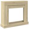 Sonoma Oak Fireplace Surround - 100x30x87.5 cm | Hipo Market