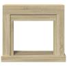 Sonoma Oak Fireplace Surround - 100x30x87.5 cm | Hipo Market