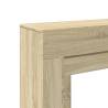 Sonoma Oak Fireplace Surround - 100x30x87.5 cm | Hipo Market