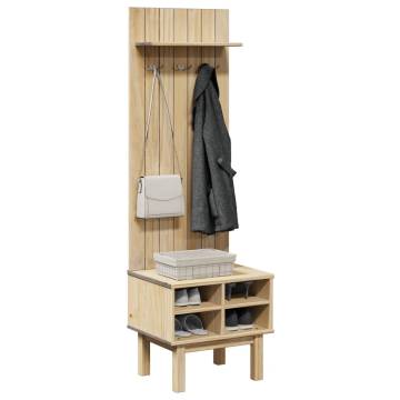 Stylish Hall Unit OTTA | Solid Pine Wood - Hipo Market