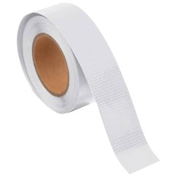 Reflective Tape White 5cm x 20m - High Visibility Safety Tape