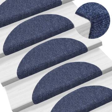 Self-Adhesive Stair Mats - 5 Pcs Blue | HipoMarket