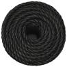 Work Rope Black 20mm 50m Polypropylene - Durable & Versatile