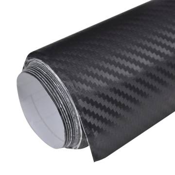 Car Films 3D Black - 2 pcs (100x150 cm & 50x150 cm)