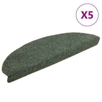 Self-Adhesive Stair Mats - 5 pcs Green | Hipomarket