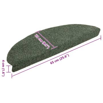 Self-Adhesive Stair Mats - 5 pcs Green | Hipomarket