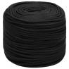 Boat Rope Full Black 10mm 25m Polypropylene | HipoMarket