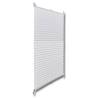 Plisse Blind 80x200cm White Pleated Blind for Your Home