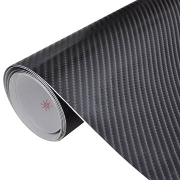 4D Black Car Film 100x150 cm - High-Tech Automotive Finish