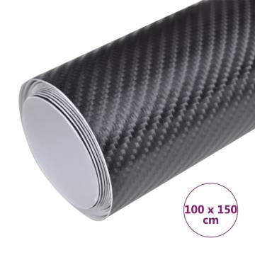 4D Black Car Film 100x150 cm - High-Tech Automotive Finish