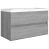 Stylish Grey Sonoma Sink Cabinet - 80x38.5x45 cm | HipoMarket