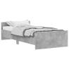 Concrete Grey Bed Frame 90x200 cm - Stylish & Durable