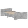 Concrete Grey Bed Frame 90x200 cm - Stylish & Durable