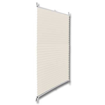 Plisse Blind 60x100cm Creme - Perfect Sunlight Screen