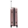 Stylish Rose Gold Hardcase Trolley Set - 3 PC Lightweight