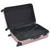 Stylish Rose Gold Hardcase Trolley Set - 3 PC Lightweight