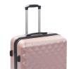 Stylish Rose Gold Hardcase Trolley Set - 3 PC Lightweight