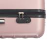 Stylish Rose Gold Hardcase Trolley Set - 3 PC Lightweight