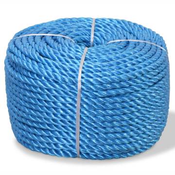 Twisted Rope Polypropylene 12 mm 500 m Blue | HipoMarket