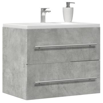 Concrete Grey Sink Cabinet | Stylish & Space-Saving Design