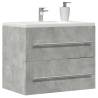  Sink Cabinet Concrete Grey 60x38.5x48 cm Engineered Wood Colour concrete grey Size 60 x 38.5 x 48 cm Number of 1 Number of Pieces 