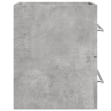 Concrete Grey Sink Cabinet | Stylish & Space-Saving Design