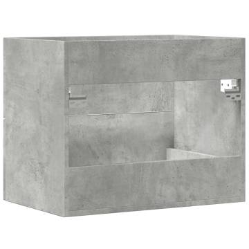 Concrete Grey Sink Cabinet | Stylish & Space-Saving Design