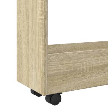 Narrow Storage Trolley 3 Tier Sonoma Oak | Stylish & Practical